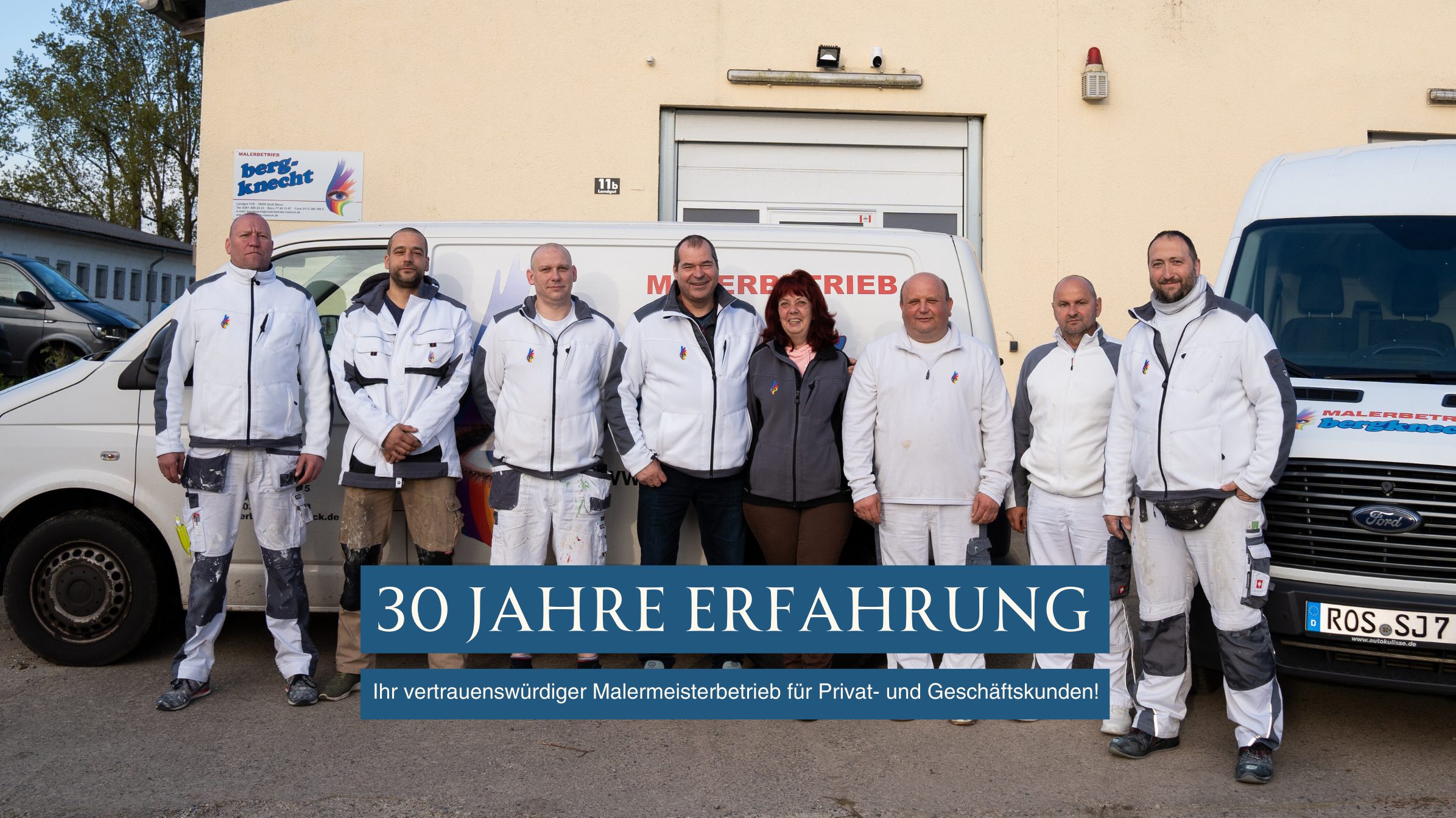 30 Jahre Erfahrung – Ihr vertrauenswürdiger Malermeisterbetrieb für Privat- und Geschäftskunden!